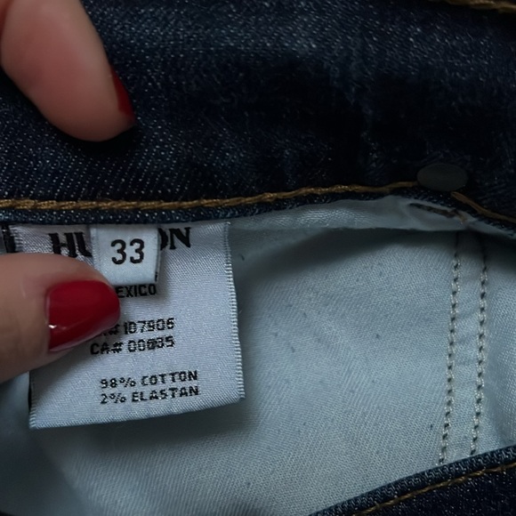 HUDSON Byron Five Pocket Straight Jeans - Picture 8 of 10